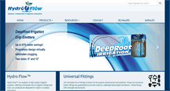 Desktop Screenshot of hydro-flowproducts.com
